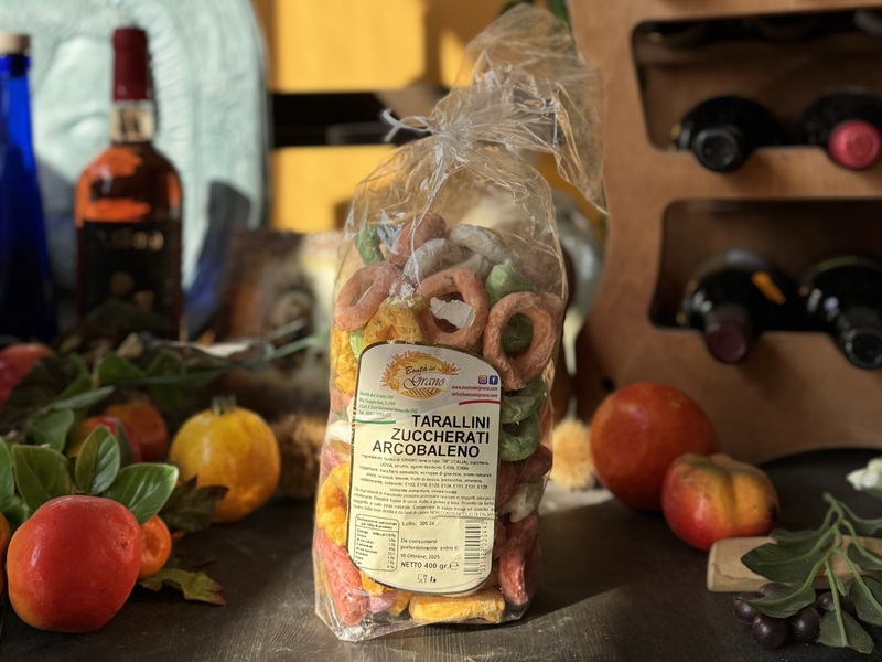 Rainbow sweet taralli