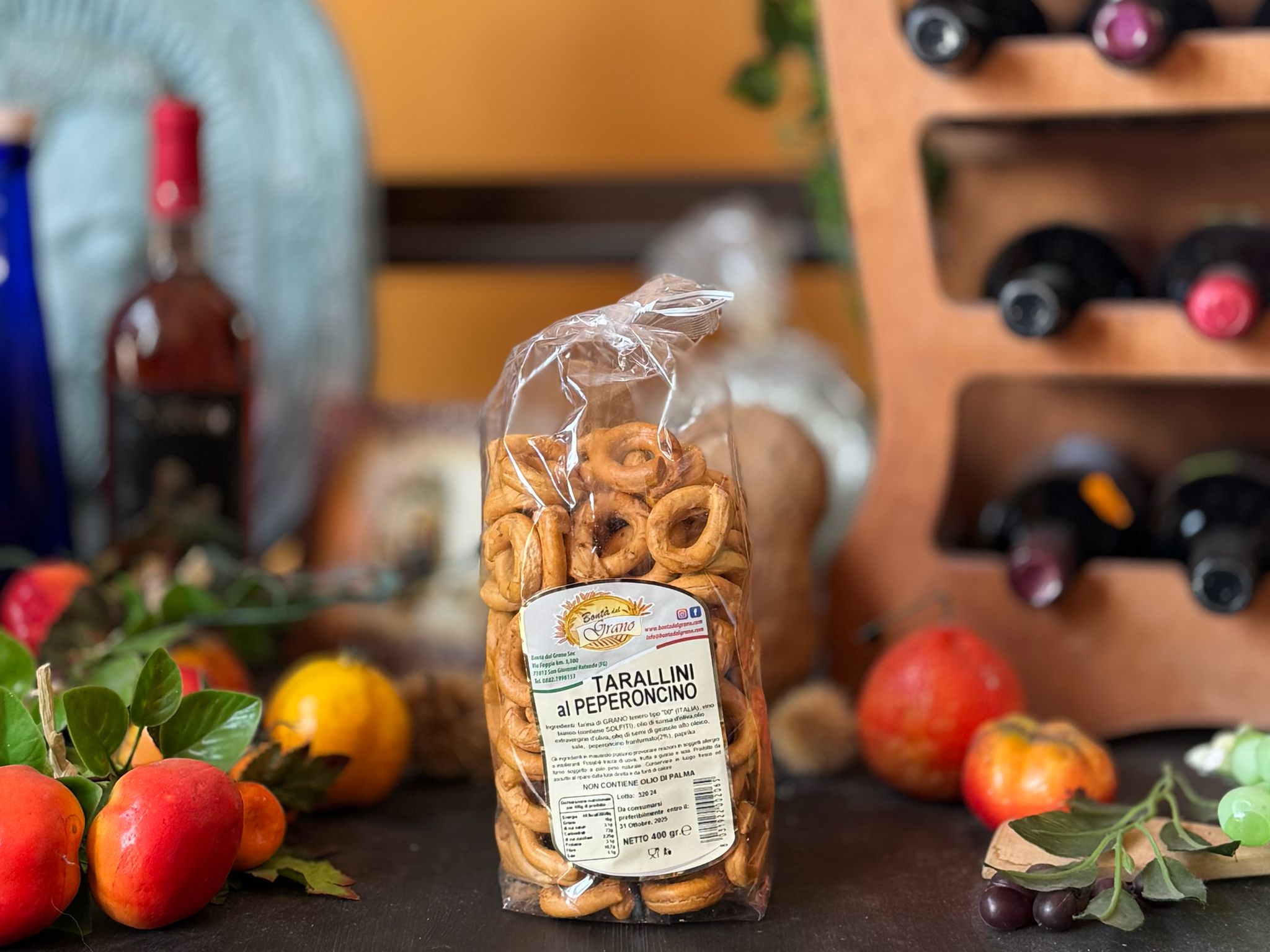 Chili pepper taralli