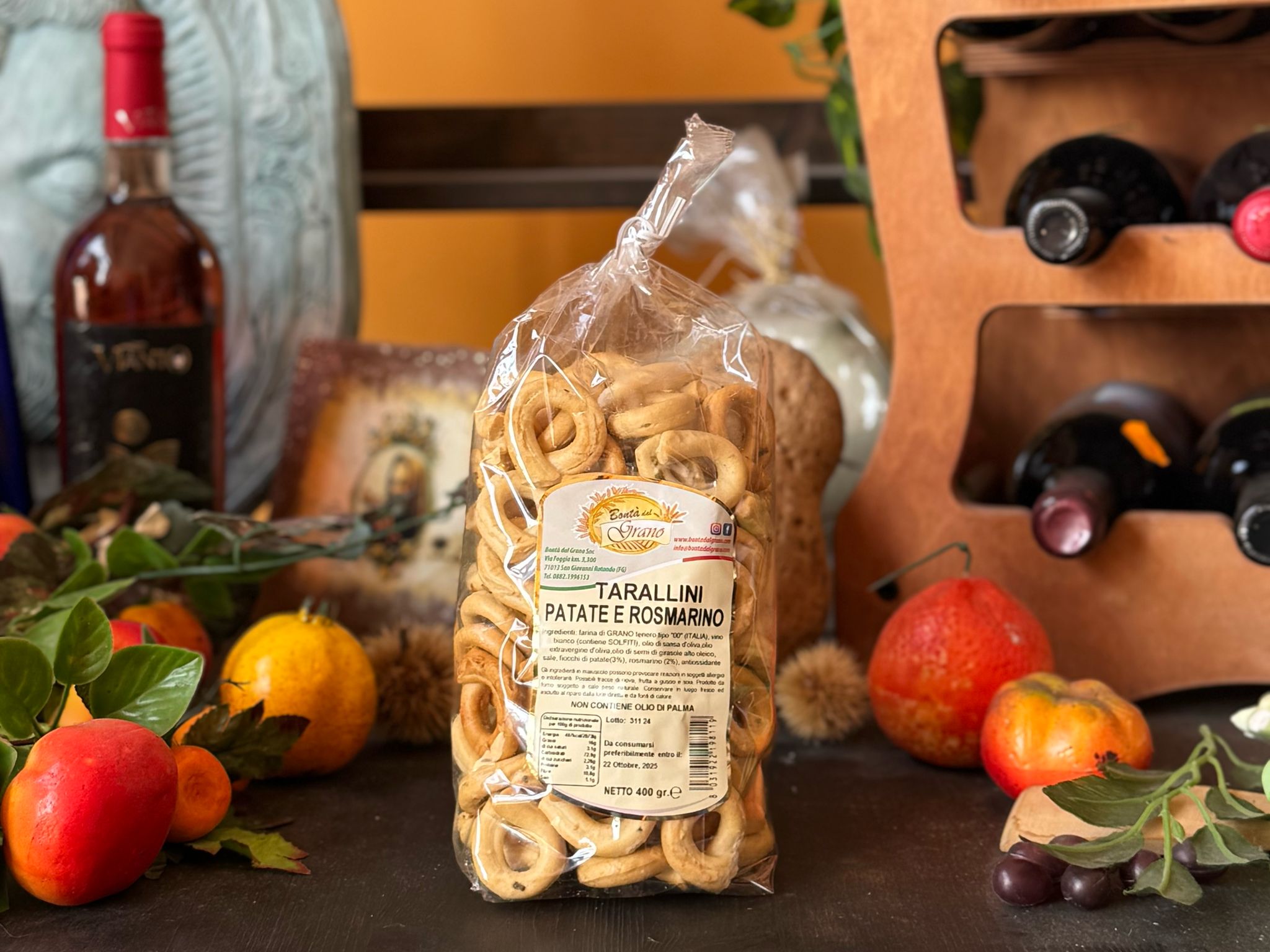 Potato and rosemary tarallini