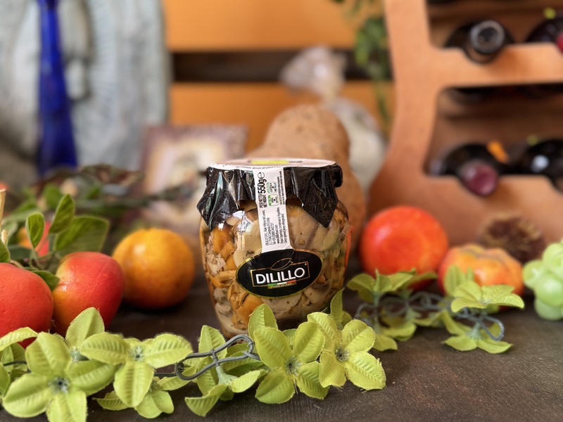 Trio of Mushrooms in Oil